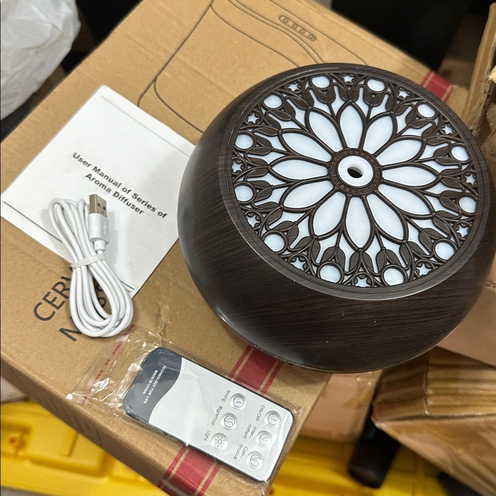 550ML Essential Oil Aroma Diffusers Humidifier Cool Mist Remote Auto-off NIB - Picture 5 of 5